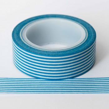 bright-blue-stripe-washi-tape